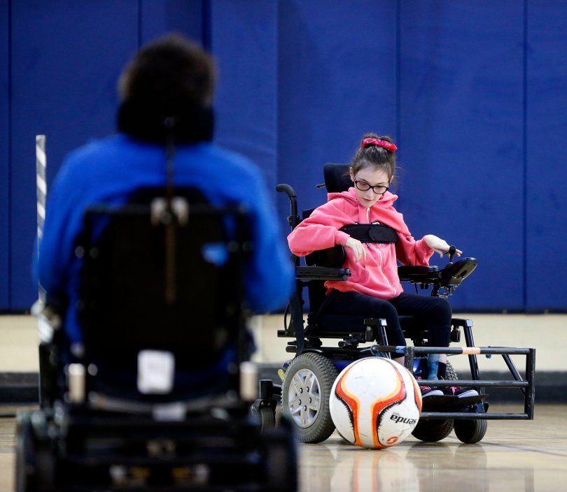 Oakland girl with cerebral palsy finds a team of her own